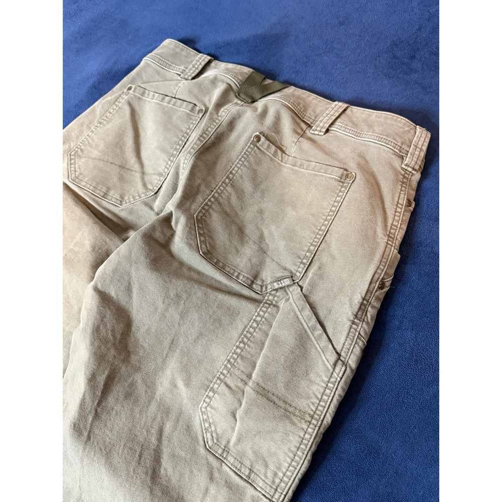 5.11 Tactical Pants Canvas Mens 34x32 Olive Green Work Utility Cargo